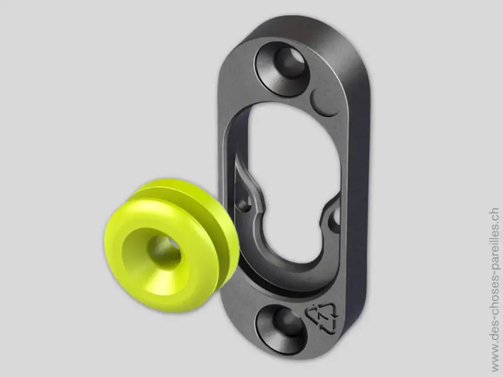 Button-fix type 1 plastique à fleur