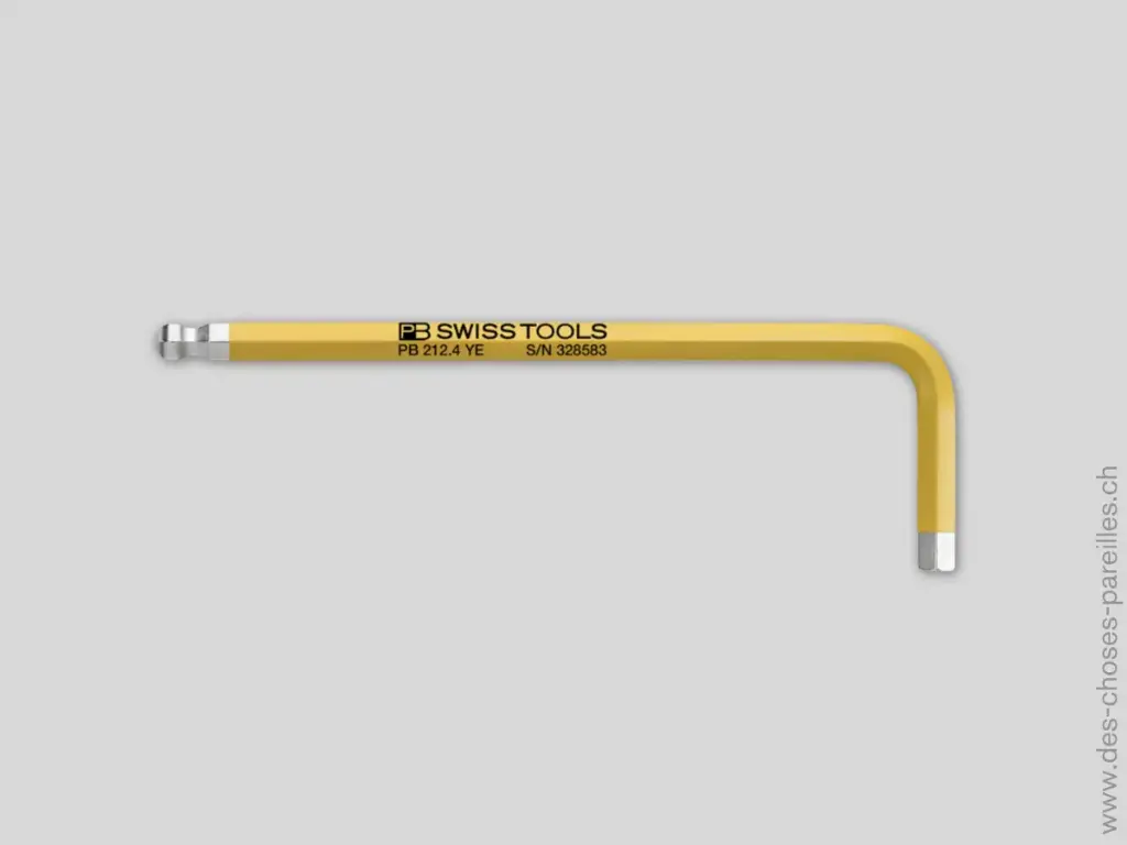 Clé 6 pans à boule PB 212.4 YE – 4 mm