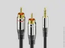Câble audio stéréo, Cinch vers Jack 3.5mm